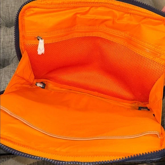 MZ Wallace Bag Laptop Metro Organizer Sleeve Blue Black Camouflage Quilted Nylon - Picture 13 of 17